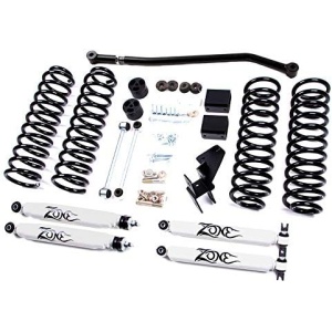 Jeep 4" JK Wrangler Unlimited Full Suspension Lift kit Zone Offroad 4 Door