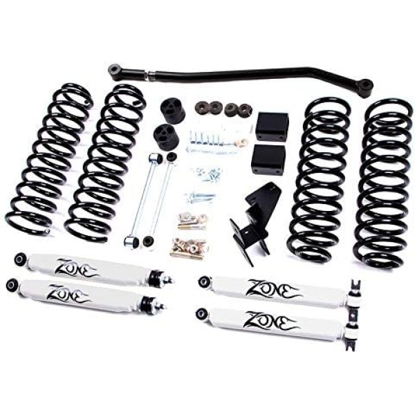 Jeep 4" JK Wrangler Unlimited Full Suspension Lift kit Zone Offroad 4 Door