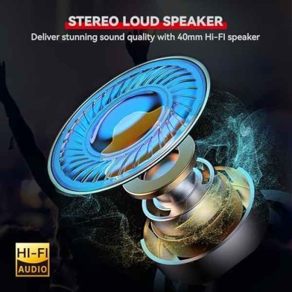 Motorcycle Bluetooth Headset V5.2 with Music Sharing, 2-Way Motorcycle Helmet - Image 7