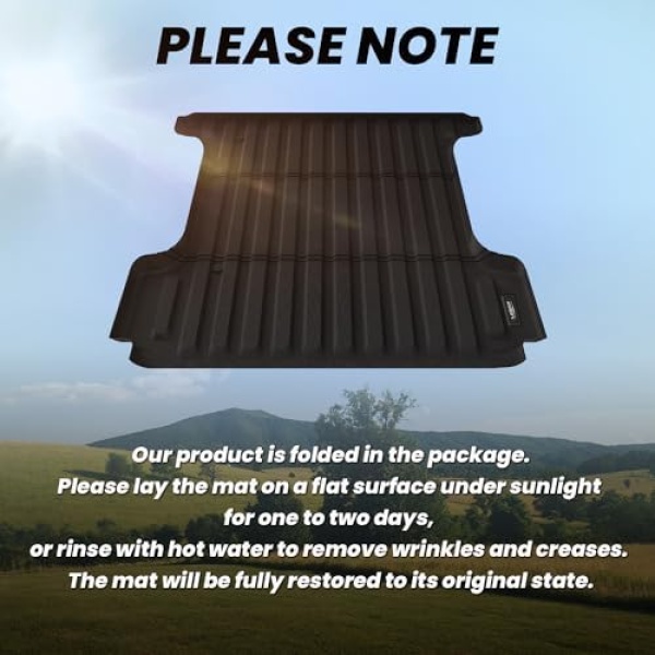 LASFIT 5FT7 Truck Bed Mat for Ram 1500 2009-2025 & RAM 1500 Classic 2019-2024 - Image 8