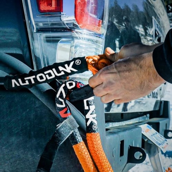1-1/8" x 30' Kinetic Recovery Tow Rope (48,600lbs), with 2 Soft Shackles Offroad - Image 5