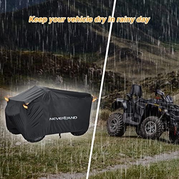 NEVERLAND ATV Cover Waterproof Heavy Duty 4 Wheeler Cover Quad Cover - Image 8