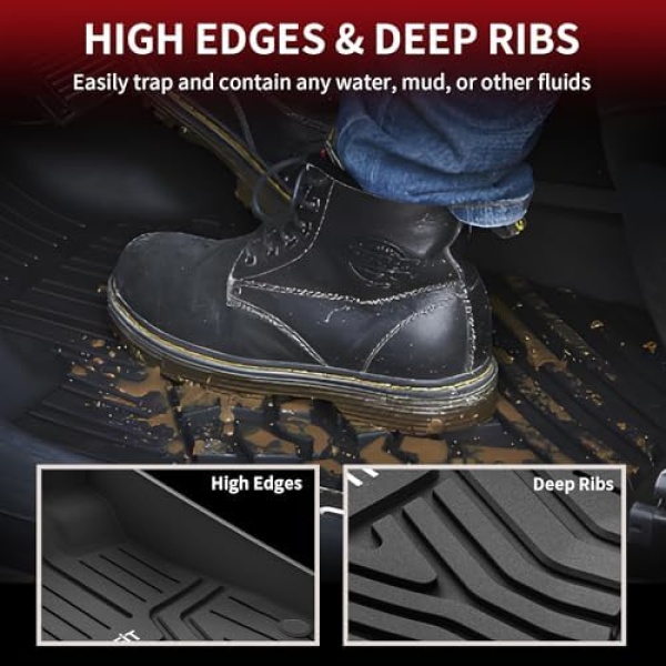 LASFIT Floor Mats and Cargo Liner for Honda CR-V 2023-2025 (Include Hybrid - Image 3