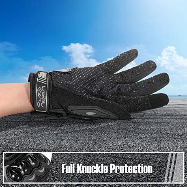 COFIT Motorcycle Gloves for Men and Women, Full Finger Touchscreen Motorbike - Image 4
