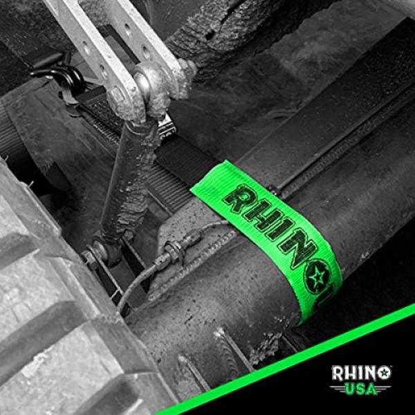 Rhino USA Axle Tie Down Straps - Lab Inspected 11,128lb. Break Strength - Image 6