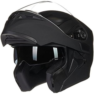 ILM Motorcycle Dual Visor Flip up Modular Full Face Helmet DOT 6 Colors Model