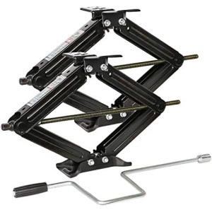 Weize Camper RV Trailer Stabilizer Leveling Scissor Jacks with Handle -24"