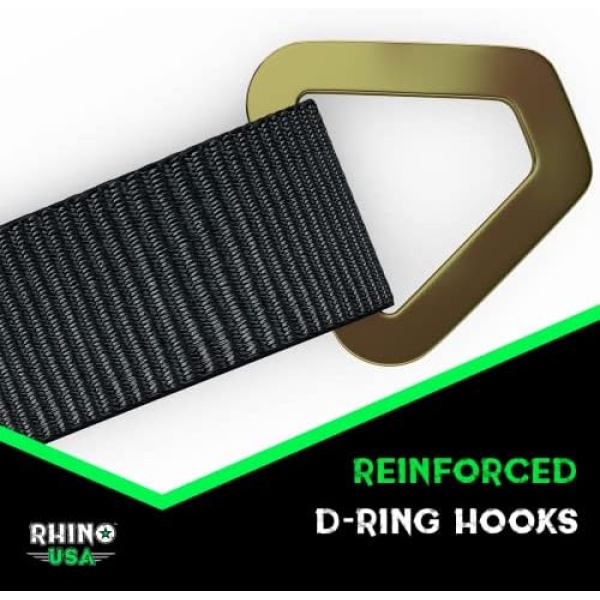 Rhino USA Axle Tie Down Straps - Lab Inspected 11,128lb. Break Strength - Image 3