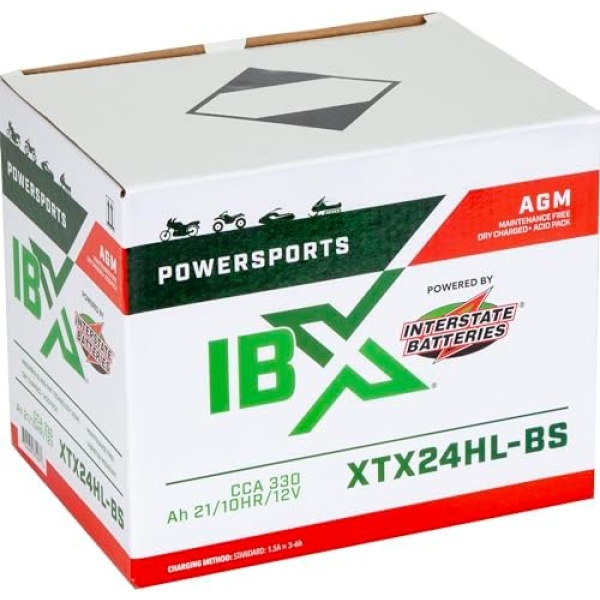 Interstate Batteries YTX24HL-BS 12V 21Ah Powersports Battery 330CCA AGM - Image 4