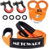 METOWARE Offroad Recovery Kit - 10 Ton Heavy Duty Winch Snatch Block Pulley