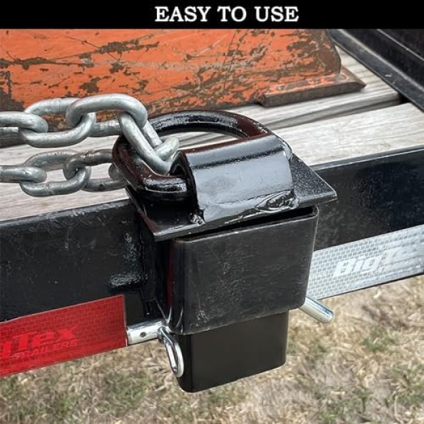 4Pcs Stake Pocket D Ring Trailer Stake Pocket Tie Down 16200lbs Fit for Utility - Image 8