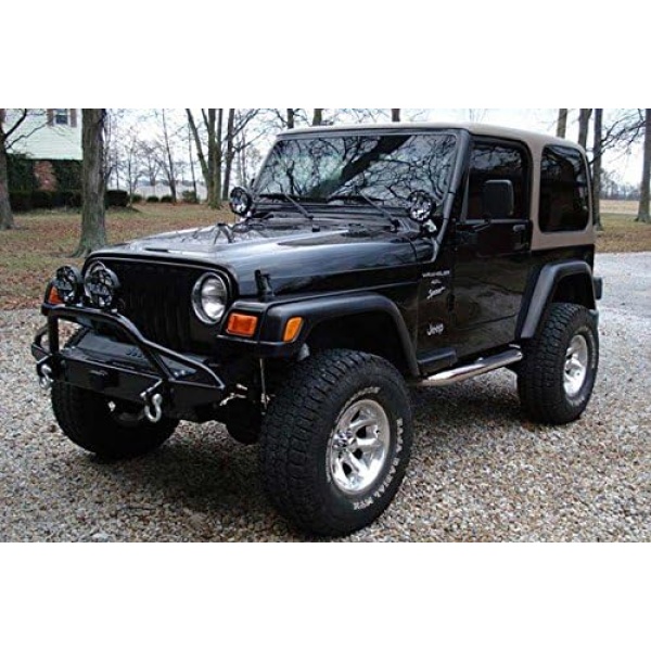 Zone Offroad Jeep Wrangler TJ 4" Suspension System w/Black Nitro Shocks - Image 2