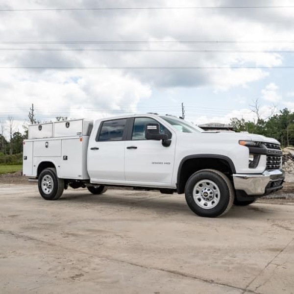 Buyers Products 1701551 Silver Aluminum Diamond Tread Topsider Truck Box - Image 9