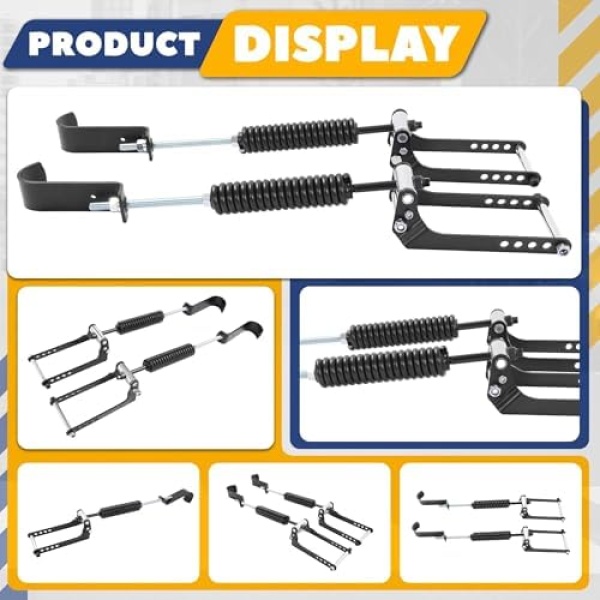 Rear Leaf Spring Suspension Kit Compatible with 2009-2025 Ford F150 4WD Heavy - Image 7