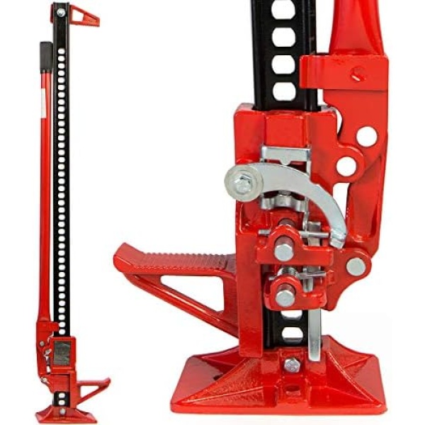 XtremepowerUS 48'' Universal Farm Jack for Tractor, Truck, SUV - Ratcheting Off - Image 2
