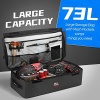 KEMIMOTO ATV Gear Bag for Front Rear Rack, ATV Storage Bags Water-Resistant - Image 2