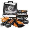 GearAmerica Off Road Recovery Kit, 9 Ton, Includes Tow Strap, Tree Saver, Snatch
