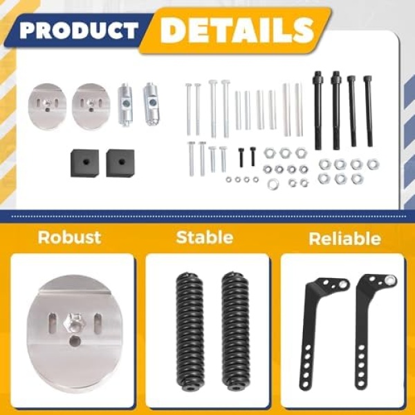 Rear Leaf Spring Suspension Kit Compatible with 2009-2025 Ford F150 4WD Heavy - Image 5