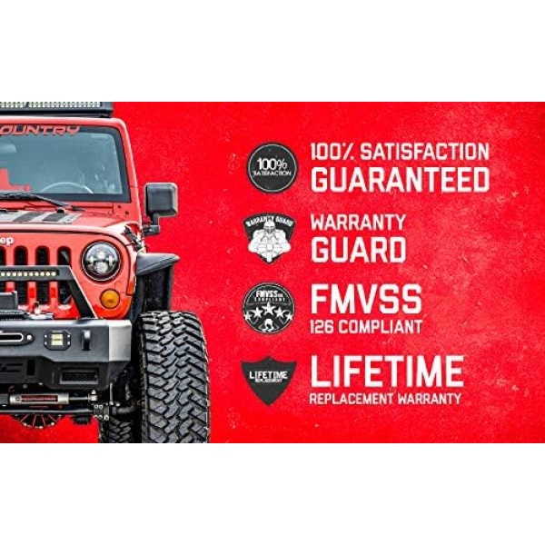 Rough Country 2.5" Suspension Lift Kit for 1987-1995 Jeep Wrangler YJ - Image 5