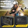 Motorcycle Top Case, 65L Aluminum Motorcycle Top Box with Anti-Theft Lock - Image 4