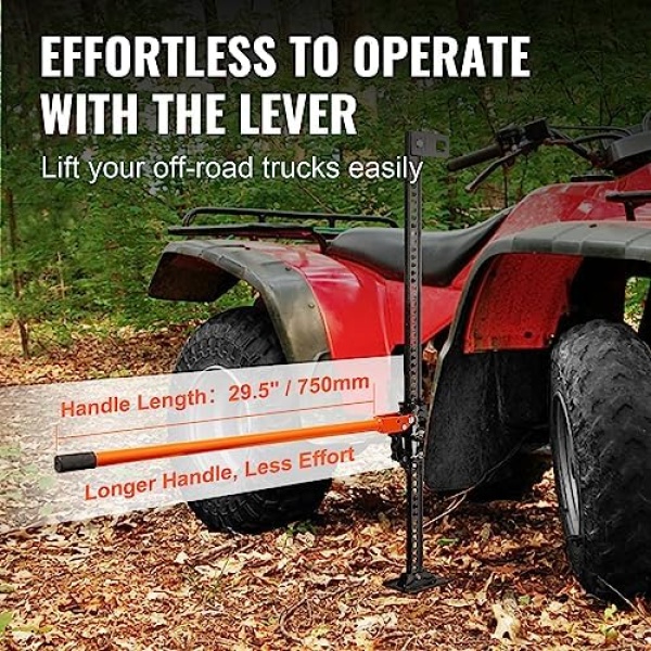 VEVOR Farm Jack,48" Utility High Lift Farm Jack, 7000 lbs Capacity Ratcheting - Image 5