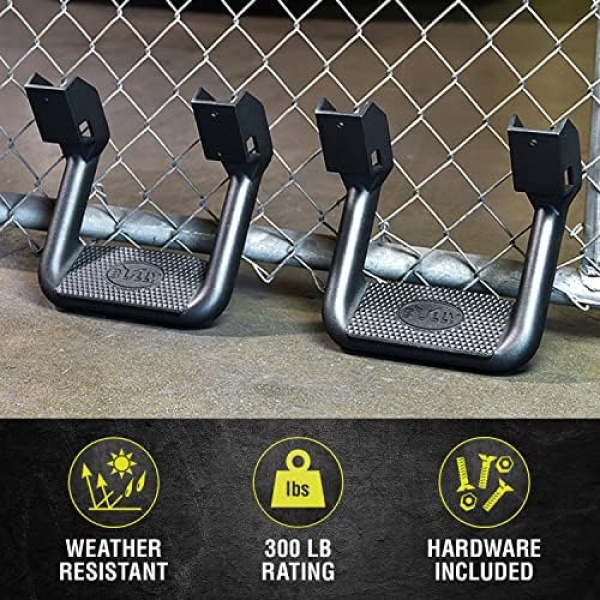 Bully BBS-1103 Truck Black Powder Coated Side Step Set, 2 Pieces - Image 3